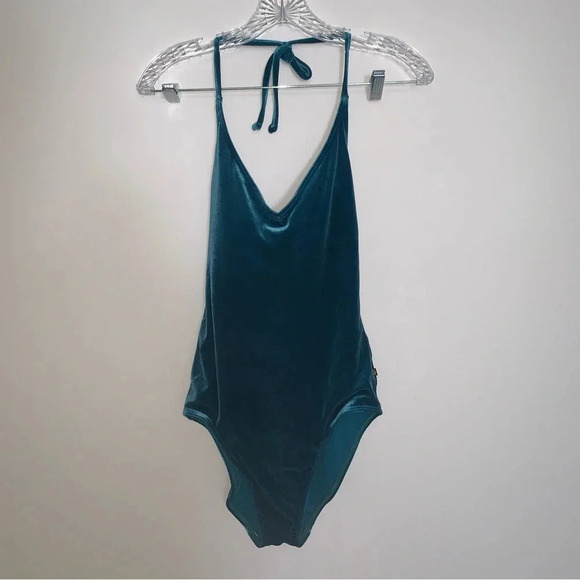 aqua rose Other - Aqua rose velvet one piece bathing suit M